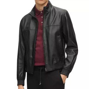 HUGO BOSS LEATHER JACKET